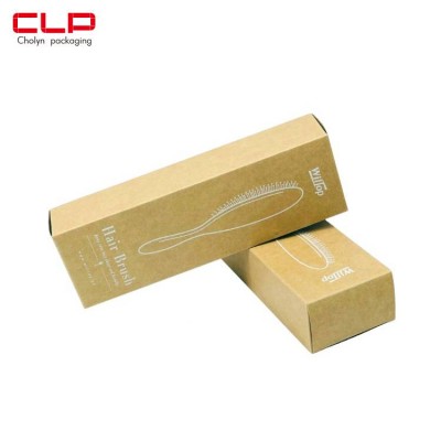 Clp High Quality Kraft Paper Hair Brush Comb Packaging Box